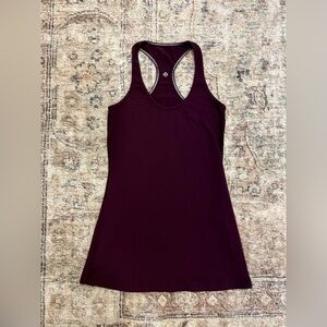 Lululemon Athletica Burgundy Racerback Tank Top